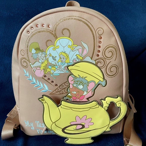 Danielle Nicole Disney Alice in Wonderland Mini Backpack - Picture 1 of 7